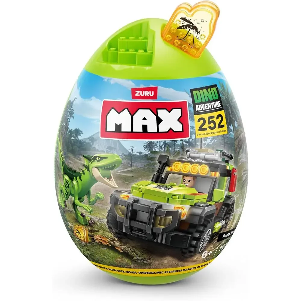 NWT Zuru Max Build More Dino Adventure Raptor Force Egg Capsule